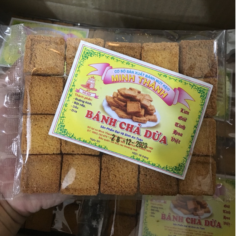 1 Gói Bánh Chả Dừa Minh Thành Giòn Thơm Siêu Ngon - Đặc Sảm Đà Lạt
