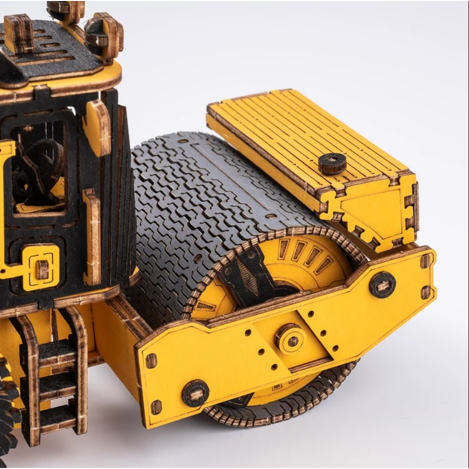 Mô Hình Đồ Chơi Lắp Ráp Gỗ 3D: Xe Lu
