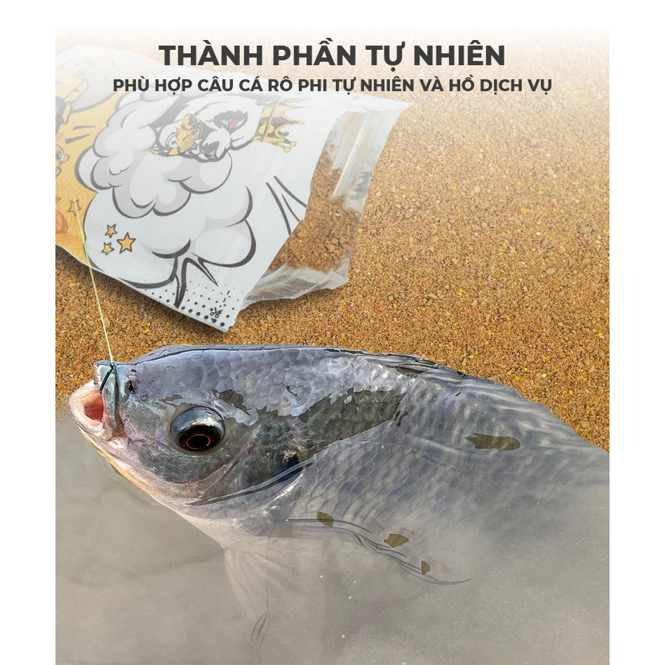 Mồi Câu GUF Gấu Vương - Rô Phi