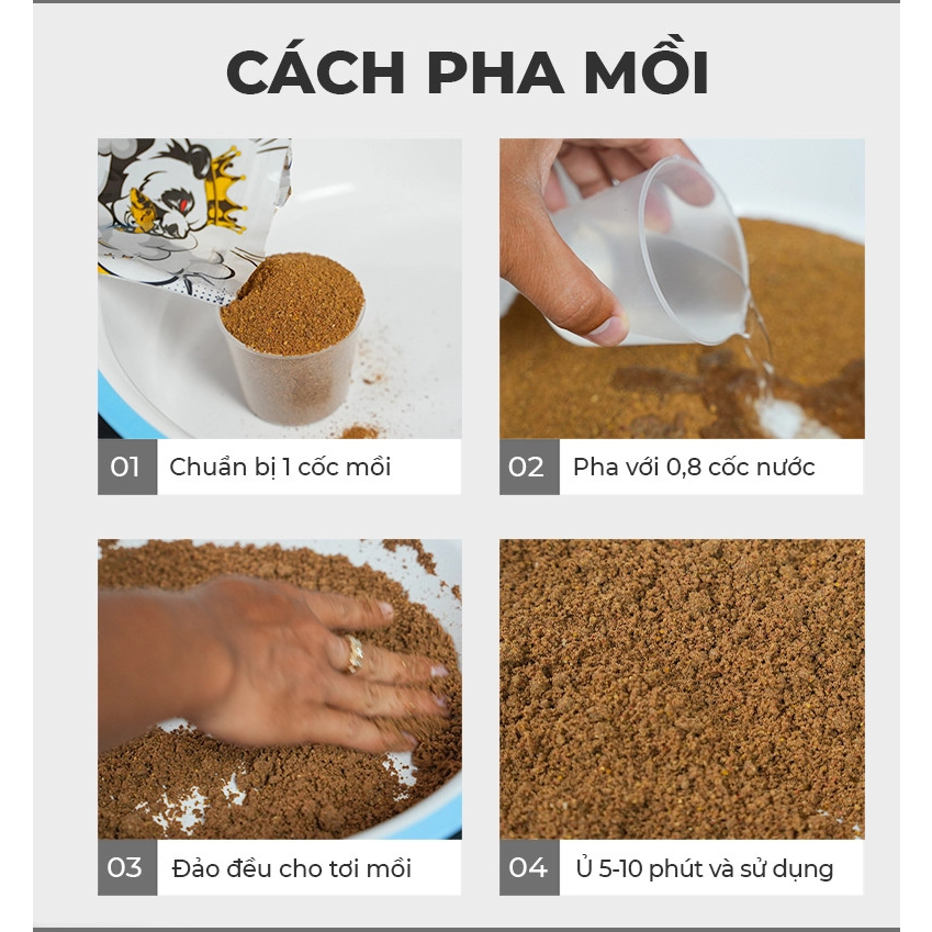 Mồi Câu GUF Gấu Vương - Rô Phi