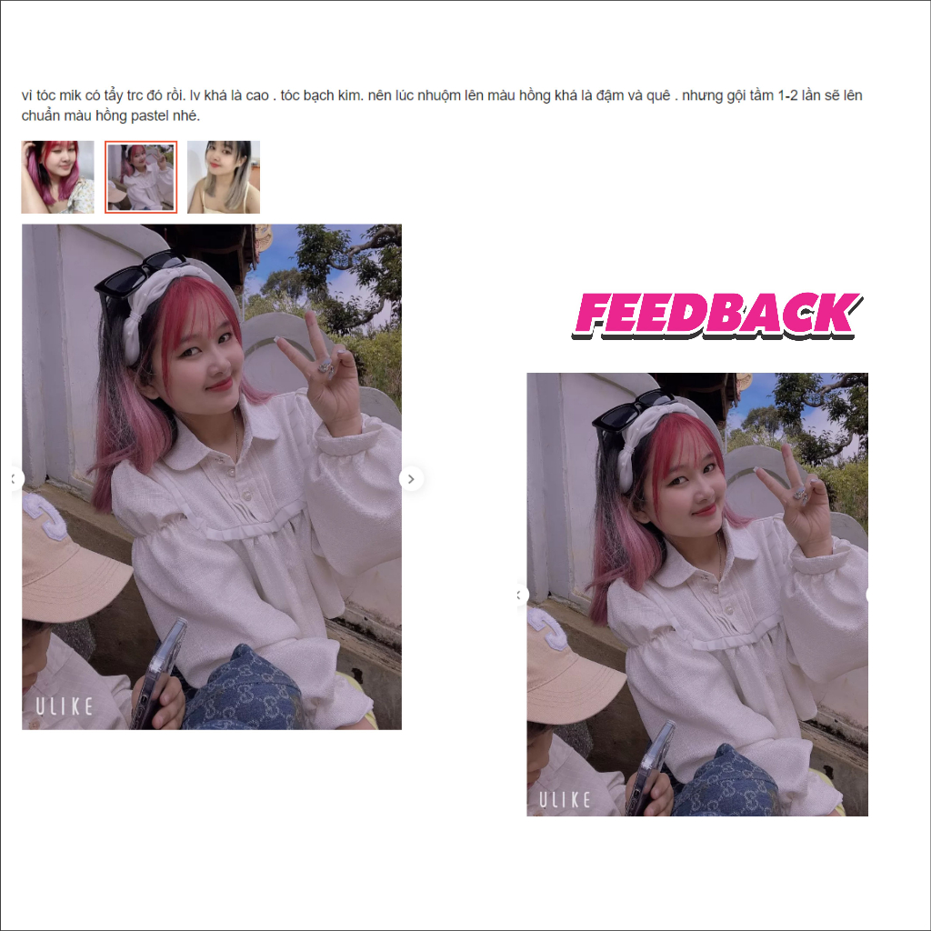 Thuốc Nhuộm Tóc Màu HỒNG TÂY, HỒNG PASTEL, kem nhuộm tóc tại nhà tặng kèm găng tay, chùm đầu | TNT.HAIR