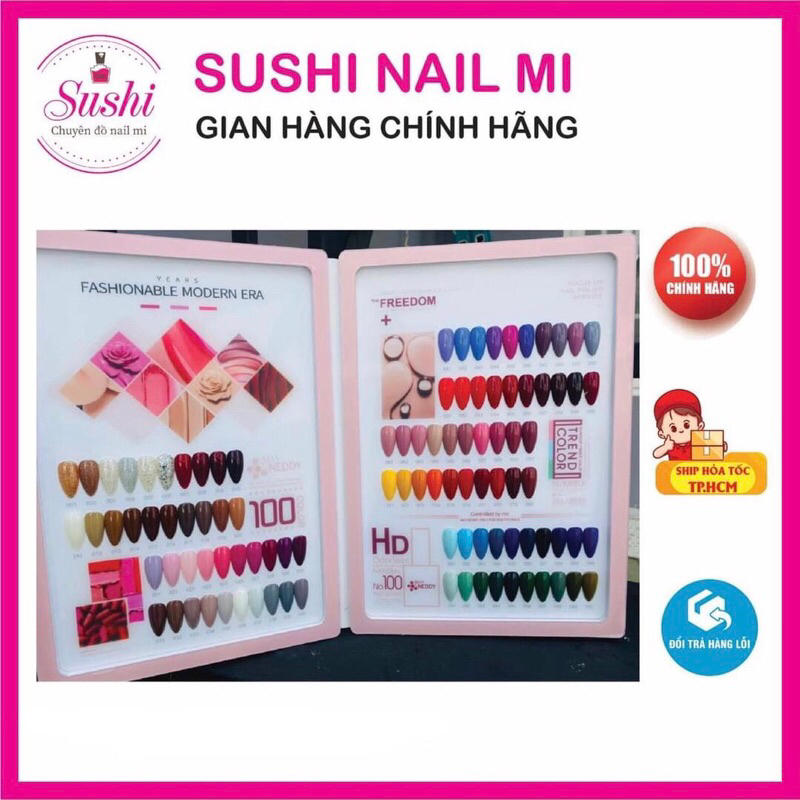 Sơn gel May Neddy 100 màu   - Sushi nail mi