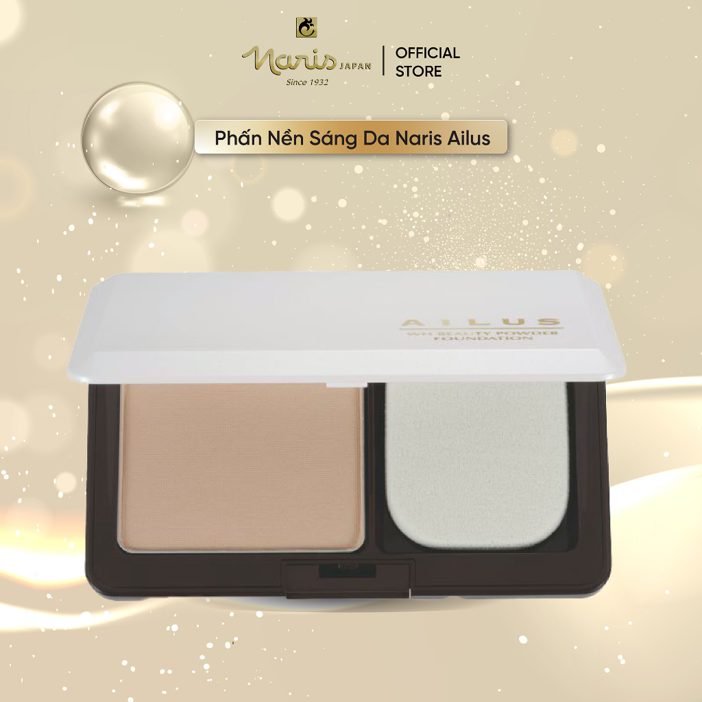 Phấn Nền Sáng Da Naris Ailus WH Beauty Powder Foundation 10g