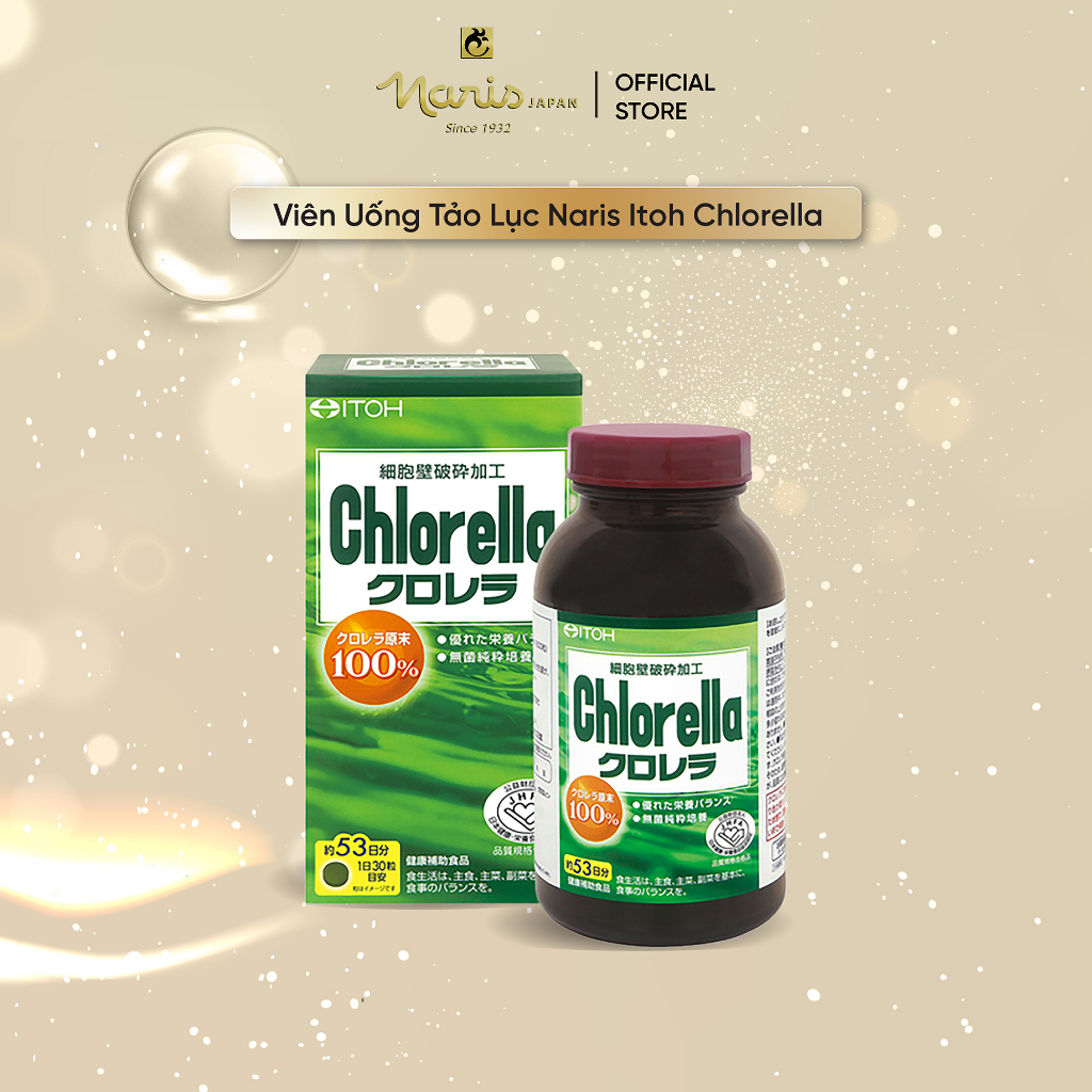 Viên Uống Tảo Lục Naris Itoh Chlorella 50g