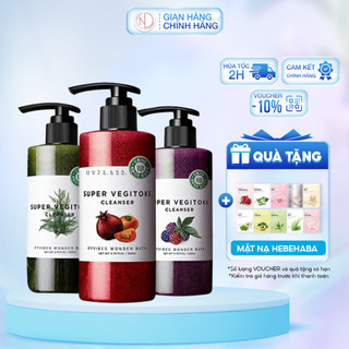 Sữa rửa mặt rau củ Super Vegitoks Cleanser thải độc 300ml