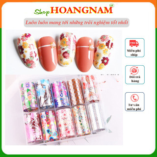 Hộp phoi dán móng trang trí làm đẹp nail shop hoangnam nail