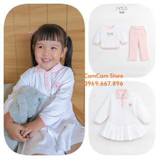 Nous Kid Váy, Bộ quần áo dài tay thu đông cho bé gái cao cấp