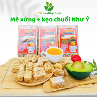 Combo mè xửng và kẹo chuối Như Ý thơm ngon gói 240gram - Đặc sản Huế