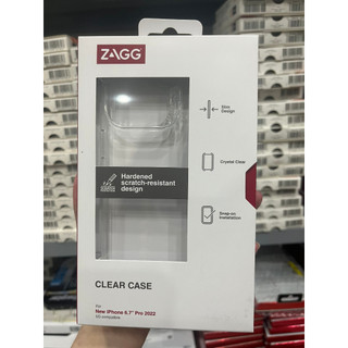 Ốp lưng bảo vệ ZAGG Clear - trong suốt, mỏng nhẹ và chống sốc tốt cho iPhone 14/Plus/Pro/ProMAX
