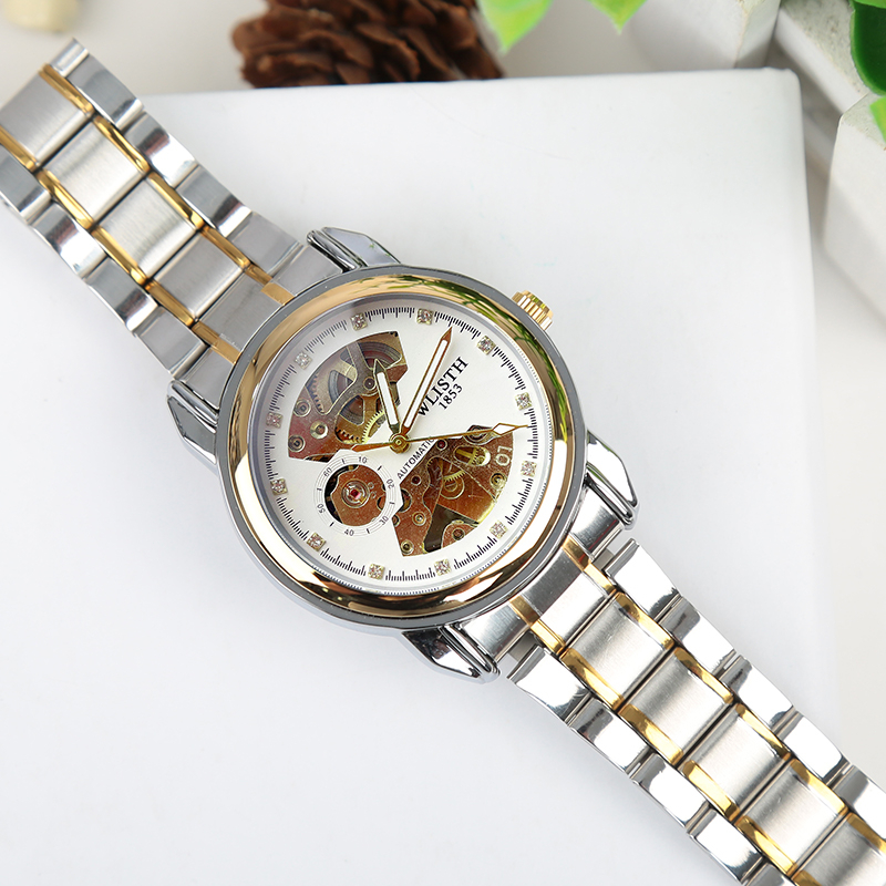 Đồng hồ cơ nam automatic dây da chống nước seiko chính hãng đồng hồ nam dây thép đồng hồ cơ