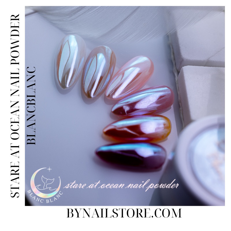 Bột tráng gương nails cao cấp Hàn Quốc Stare at ocean nail powder (W69)