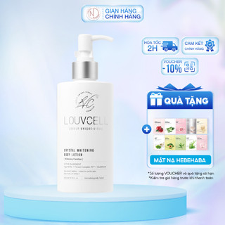 Kem dưỡng trắng body cấp ẩm Louv Cell Crystal Whitening Body Lotion 300 ml