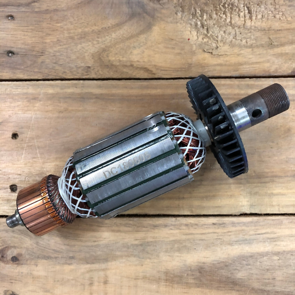 Rotor máy phay MAKITA 3612C, 3612CX DCA AMR02-12, AMR04-12 Thân 54mm Dài 212mm 220V - Tặng chổi than