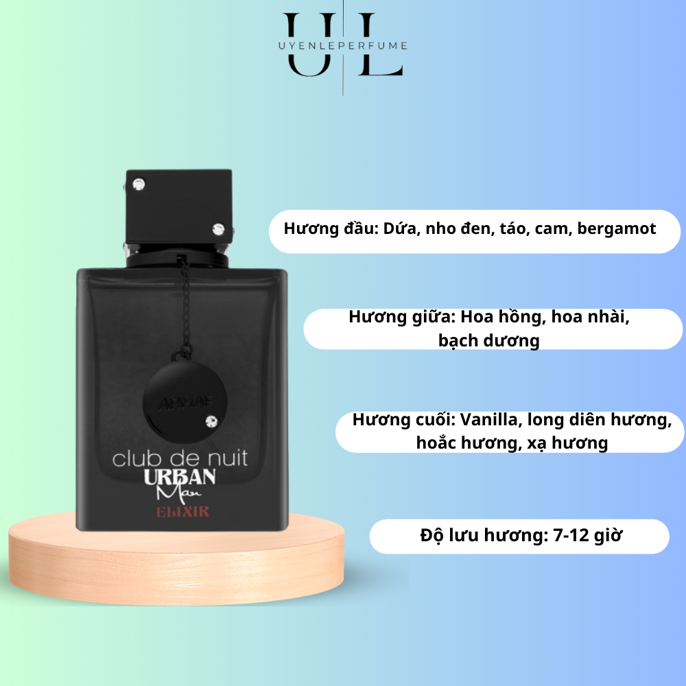 Nước Hoa Nam Club De Nuit Urban Man Elixir EDP 10ml
