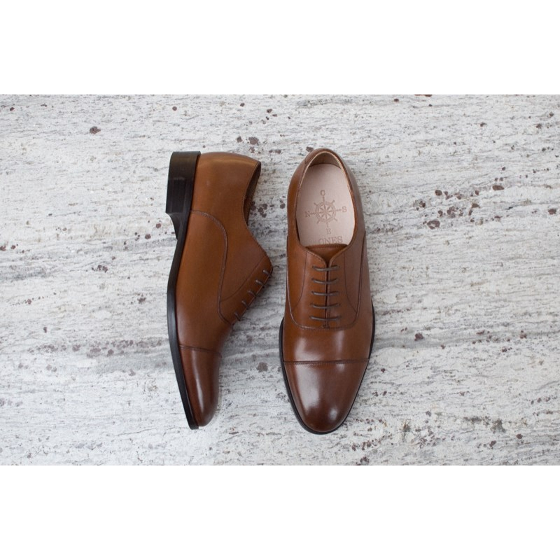 Giày Da Nam Thời Trang Công Sở Kiểu Dáng Oxford Chất Liệu Da Bê Nhập Khẩu