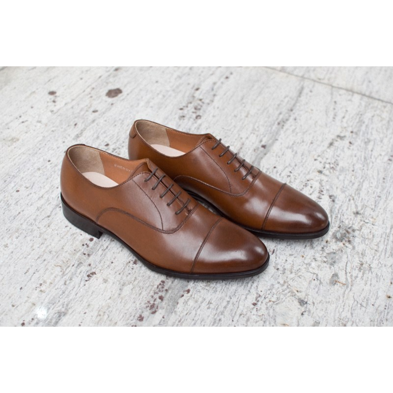 Giày Da Nam Thời Trang Công Sở Kiểu Dáng Oxford Chất Liệu Da Bê Nhập Khẩu