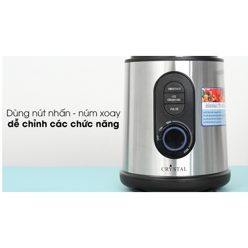 Phú Kiện Máy xay sinh tố đa năng Crystal TB-6810A