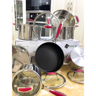 Bộ nồi từ cao cấp Arber RUBY 7 Món - RUBY Hàng chính hãng
