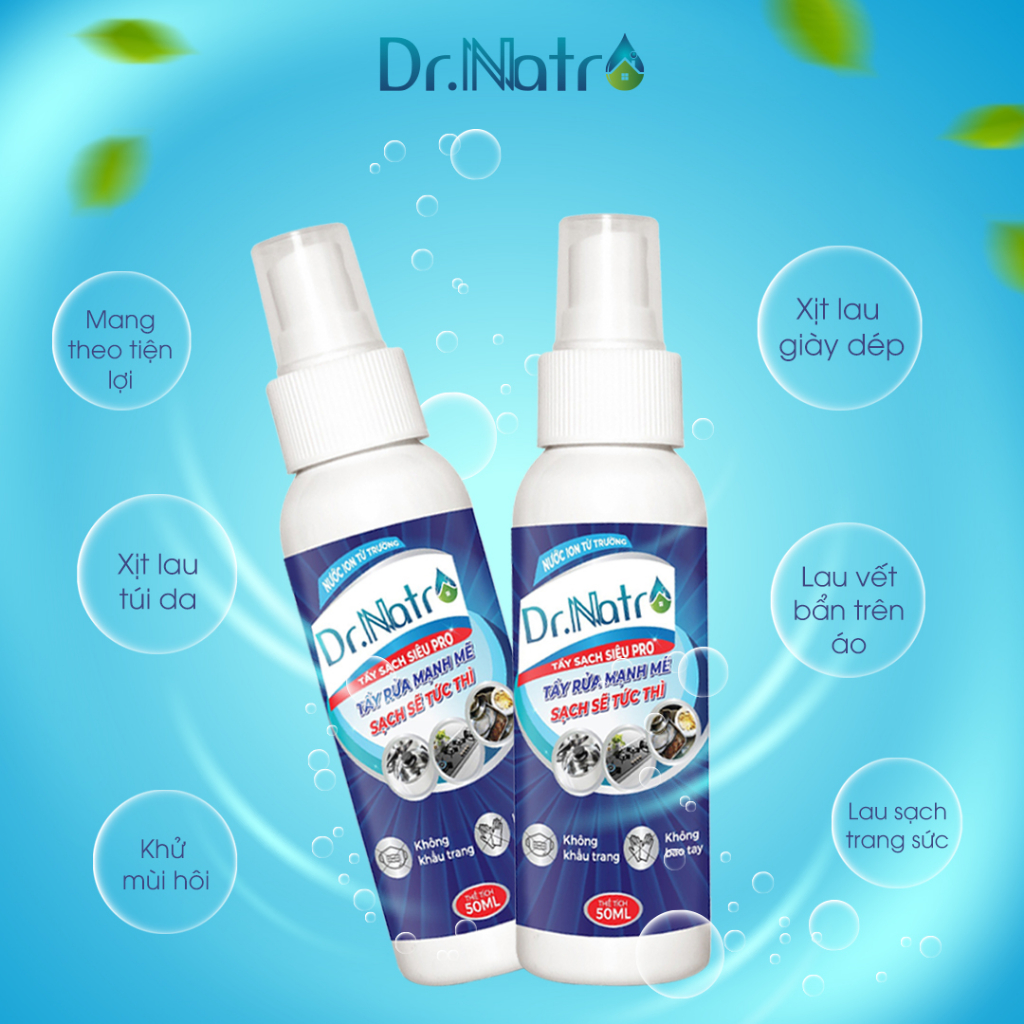 Chai Dr Natro nhỏ gọn tiện lợi 50ml