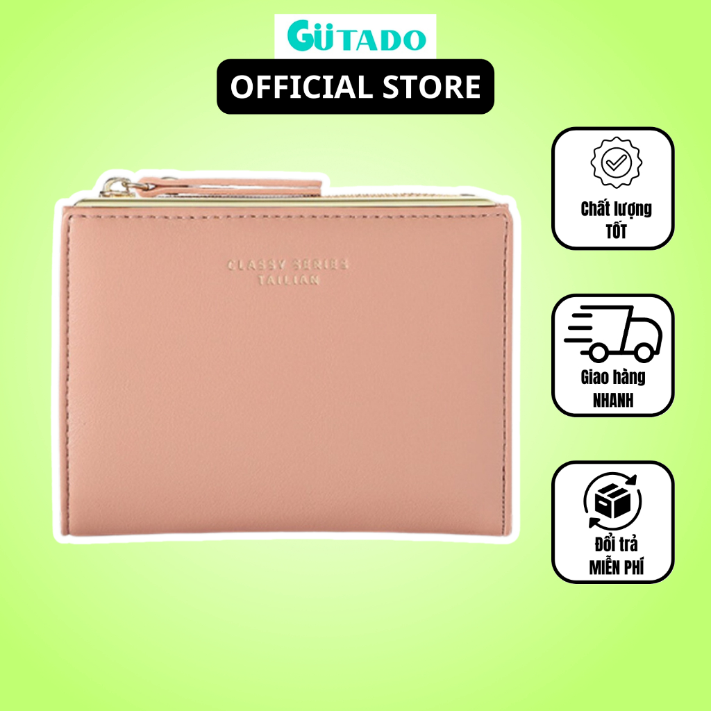 Ví Nữ Mini Cầm Tay Hàng Hiệu PERFECT FOR YOU Đựng Tiền Đựng Thẻ Nhiều Ngăn Tiện Dụng Giá Rẻ TL04 - GUTADO