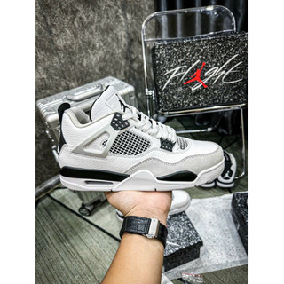 Giày Sneakers Jordan 4 Retro 'Military Black best quality full box tặng kèm tất