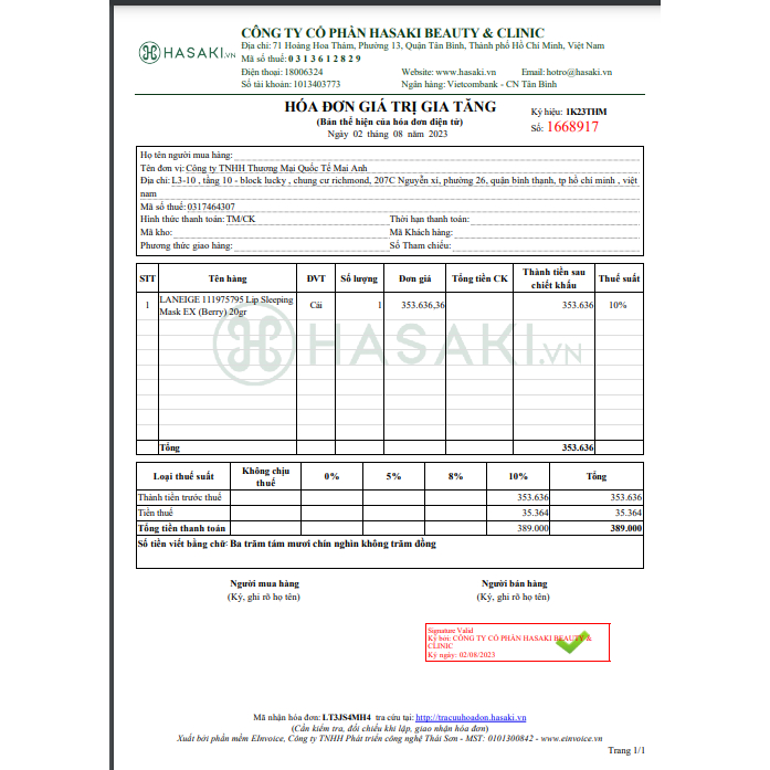 Mặt Nạ Ngủ Môi Laneige Lip Sleeping Mask Berry 20g - ủ môi Laneige dưỡng ẩm giảm thâm