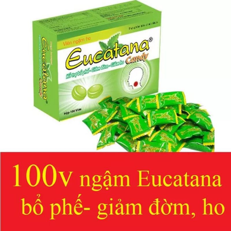 Kẹo ngậm thảo dược Eucatana hộp 100 viên