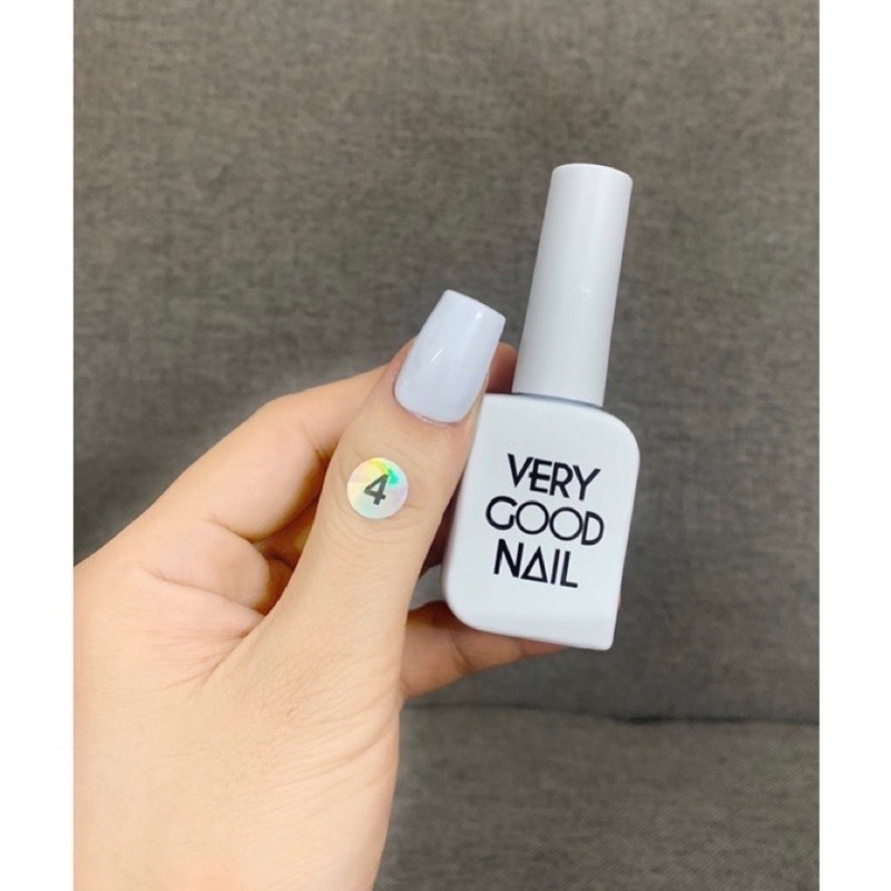 Sơn gel very good nail màu đen trắng đỏ mận màu hot chuẩn màu sơn base, top
