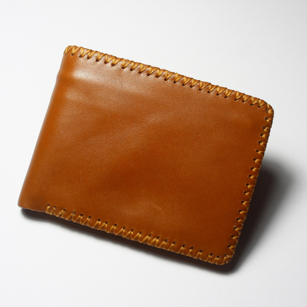 Ví nam  bóp nam ví tiền Menwis V01 da bò Pullup cao cấp may viền thủ công, bên trong lót da bảo hành 12 tháng