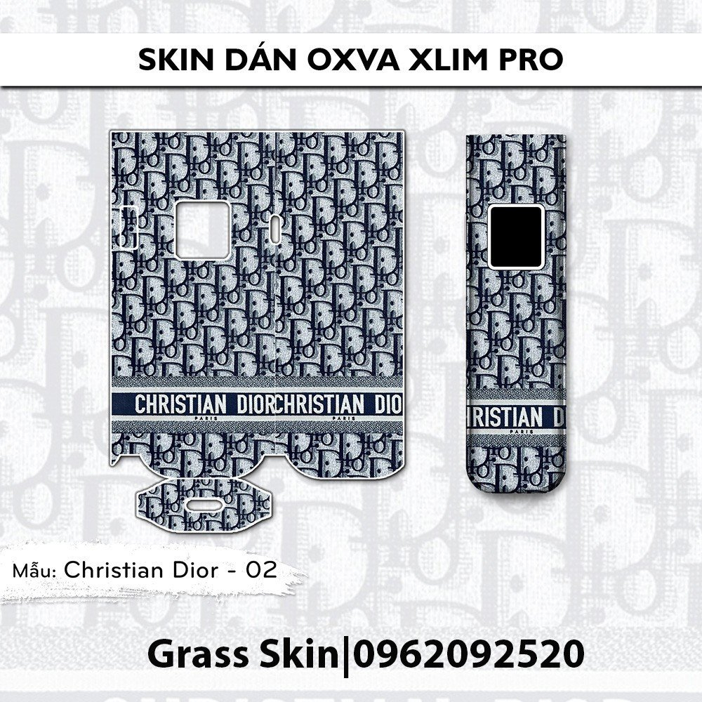 Miếng dán grass skin in hình Christan Di or dành cho xlim V1 / Xlim V2 / xlim SE / favostix / xtal pro / feelin