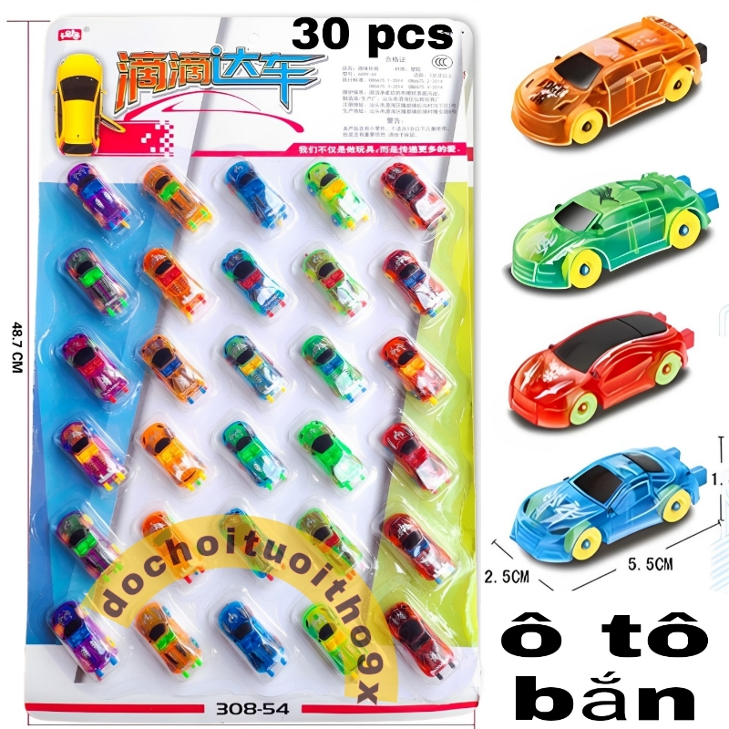 Bìa ô tô bắn vỉ 30 chiếc