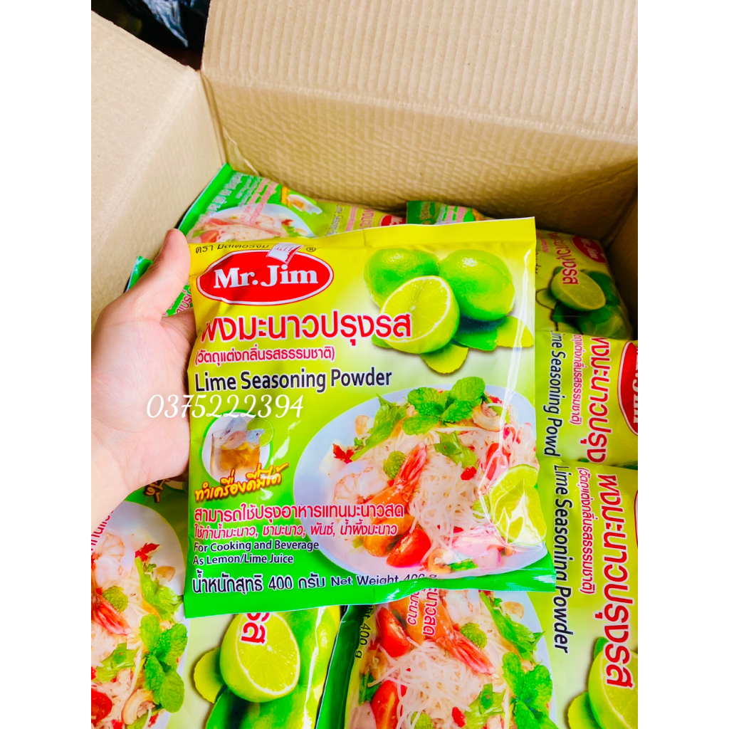 Bột chanh Mr.Jim Thái - 400gr/gói