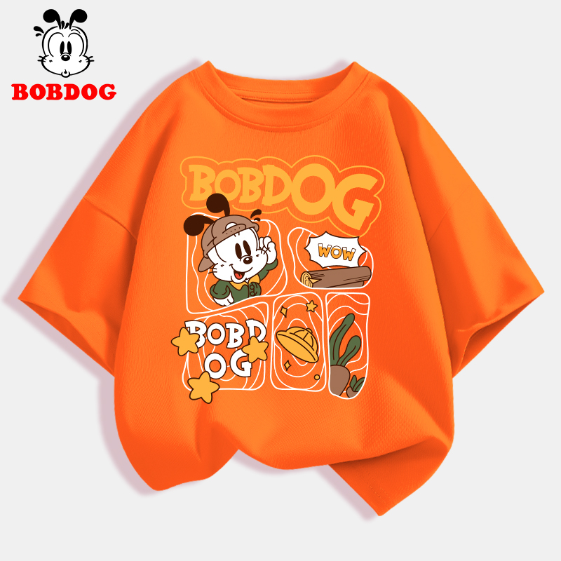 Áo thun bé trai BOBDOG, áo thun cotton in hình nghộ nghĩnh cho bé