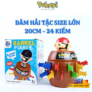 Đồ chơi thùng phi hải tặc - rút kiếm hải tặc cho bé giải trí vui nhộn dễ thương pukapi