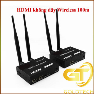 Bộ kéo dài hdmi không dây 100m có usb điều khiển - hdmi wireless hdex0016m1 100m
