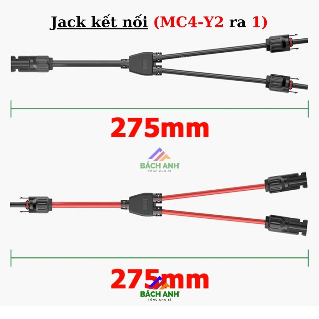 Jack kết nối MC4 - Y2 ra 1
