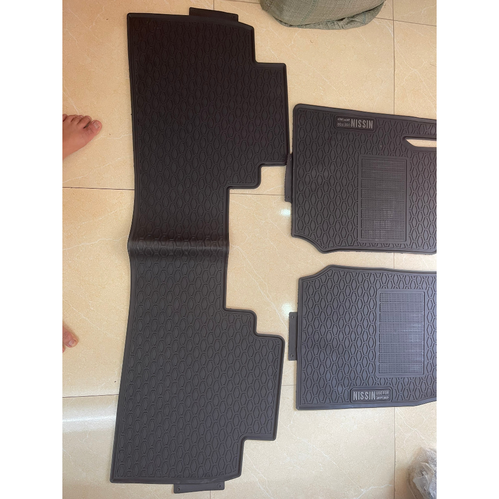 Thảm Lót Sàn Cao Su Đúc Nguyên Khối Xe Mazda BT50 Cao Cấp Thương Hiệu Nissin