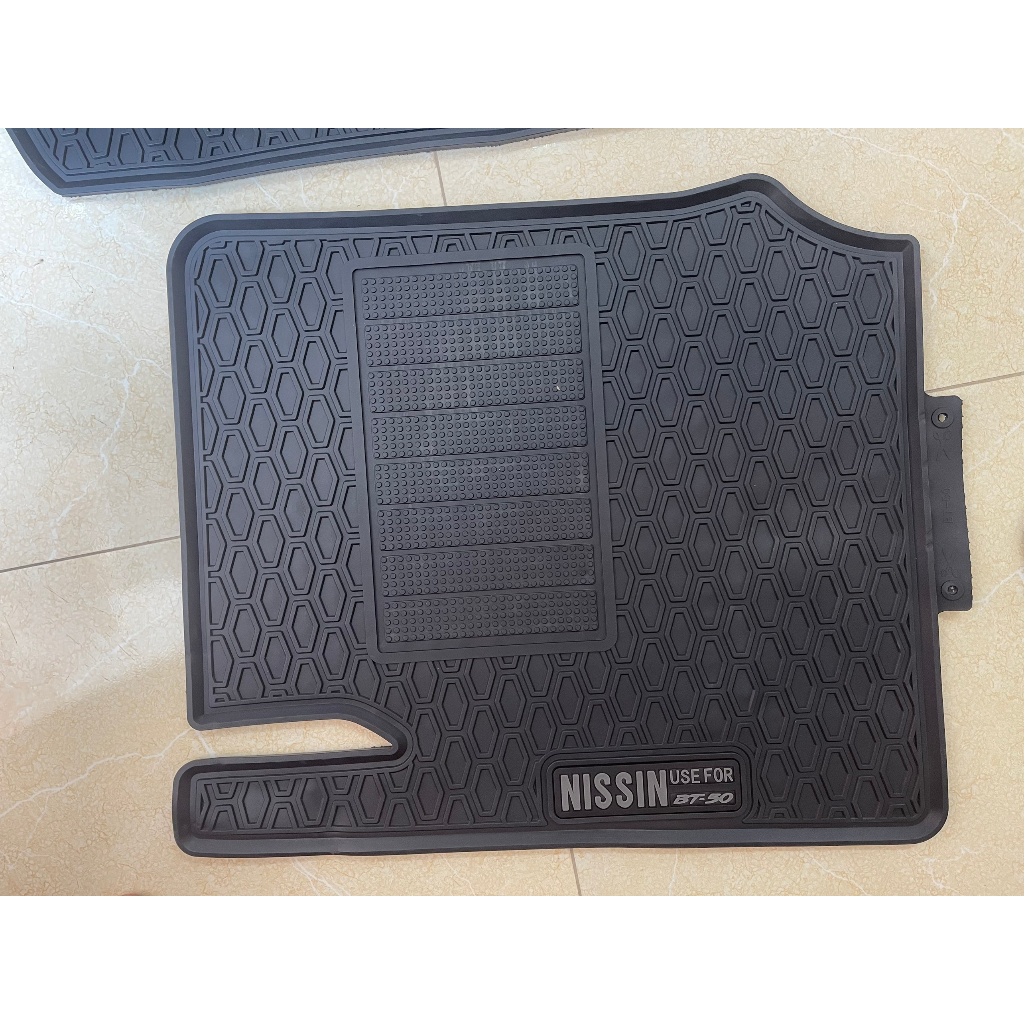 Thảm Lót Sàn Cao Su Đúc Nguyên Khối Xe Mazda BT50 Cao Cấp Thương Hiệu Nissin
