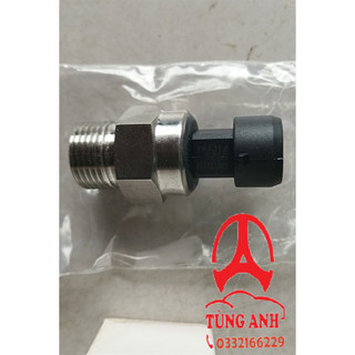 Cảm biến báo áp suất dầu xe Howo, loại inox đẹp ren
