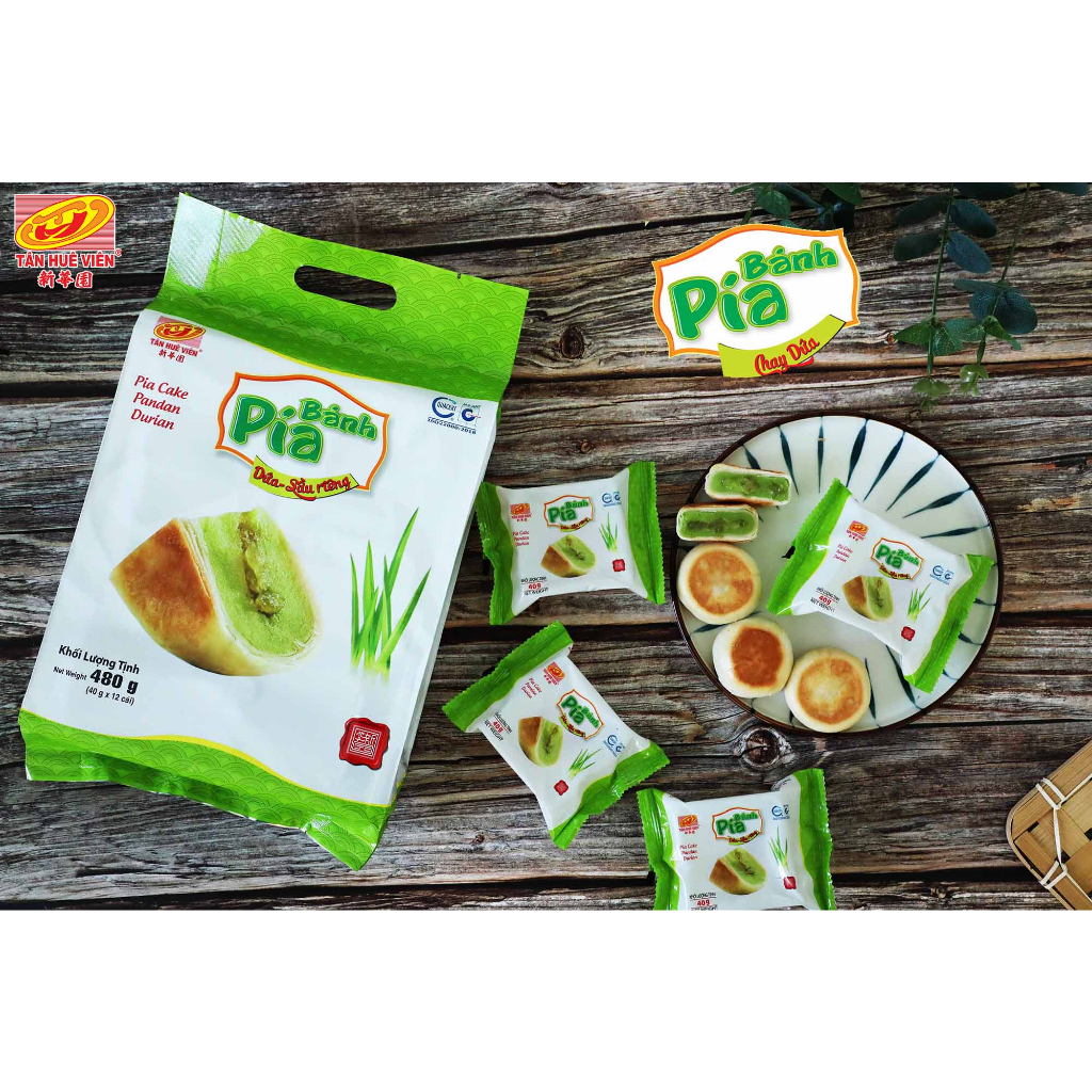Bánh Pía Chay Tân Huê Viên 480 gam chính hãng Sài Gòn Đặc Sản