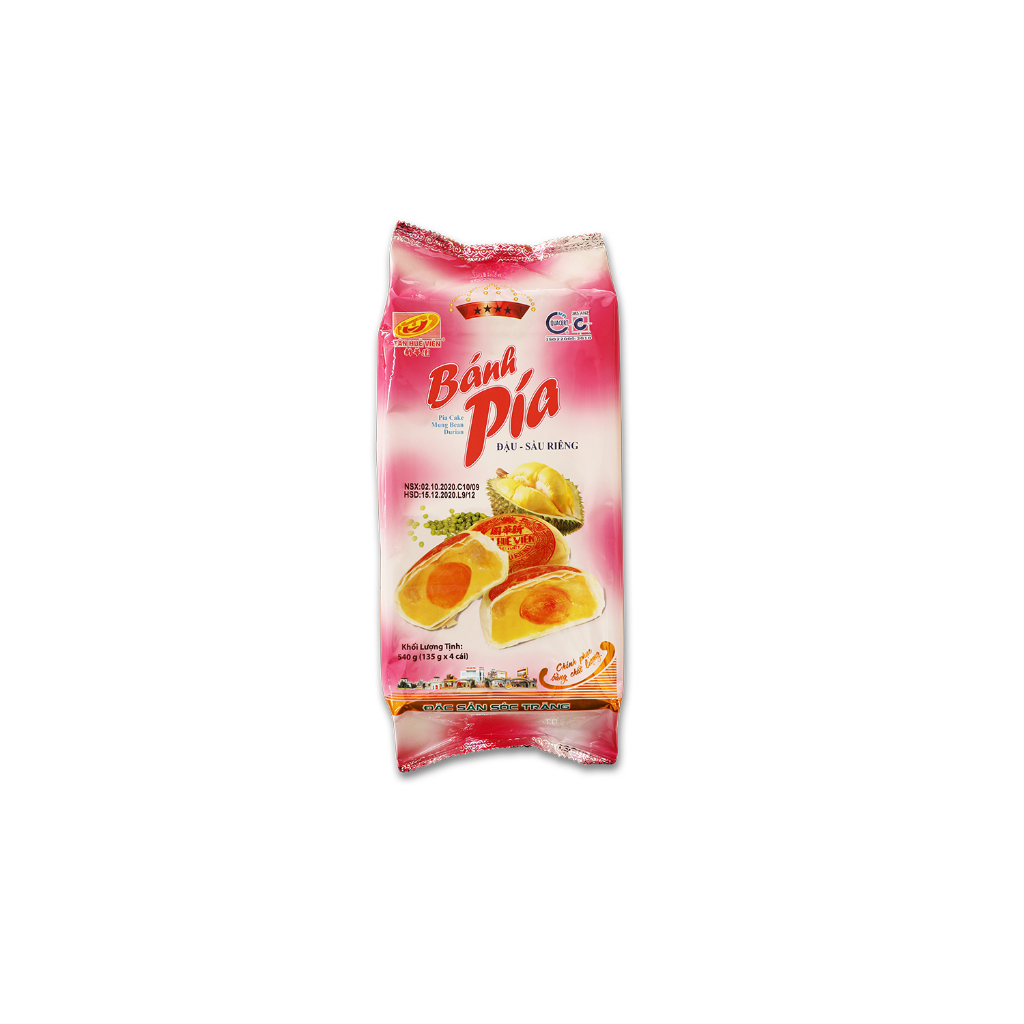 Bánh Pía Đậu Xanh Sầu Riêng Trứng Muối Tân Huê Viên Sóc Trăng chính hãng 400g, 440g, 540g và 600g Sài Gòn Đặc Sản