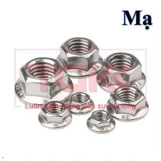Đai ốc liền phẳng mạ kẽm (M3-M10) (Túi 10)