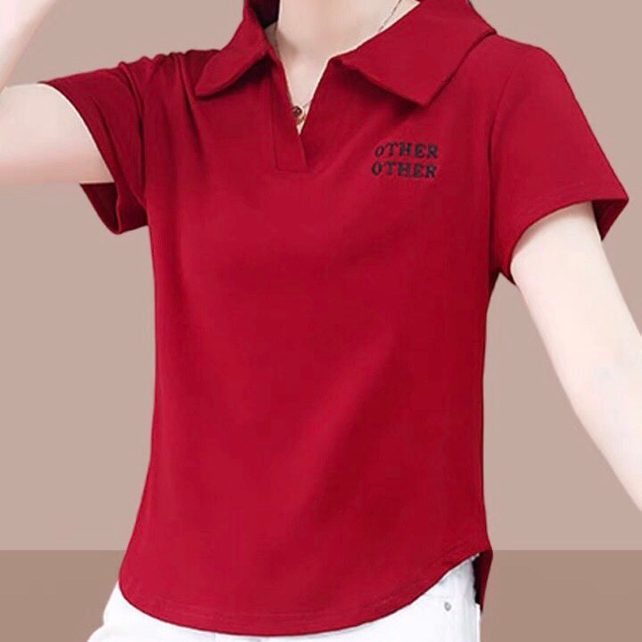 Áo thun Polo nữ dáng lửng  OTHER  LinhDan Store K30