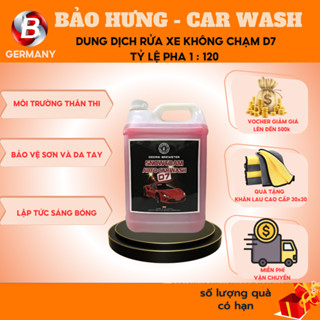 Dung Dịch Rửa Xe Không Chạm D7 Nước Tẩy Rửa Xe Bọt Tuyết Car Wash Chăm Sóc Xe Máy Ô Tô - Dedrik Brewter Can 5L