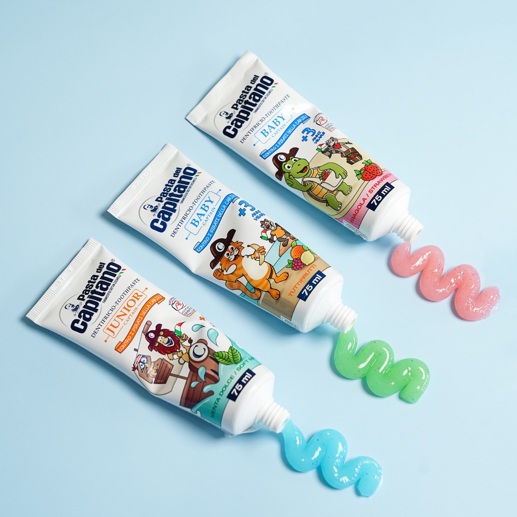 Kem đánh răng Pasta Del Capitano , Bàn chải Pasta Del Capitano - Hàng chính hãng