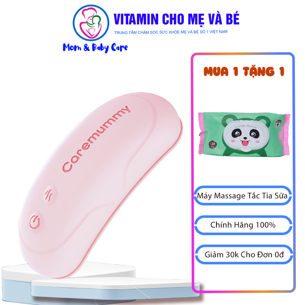Máy Massage thông tắc tia sữa CAREMUMMY - 5 chế độ massage kích thích xuống sữa nhanh, hiệu quả, an toàn