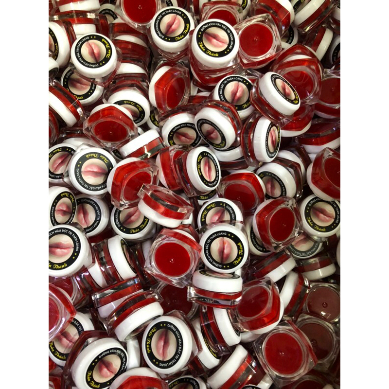 Dưỡng kích màu thần THẦN THÁNH chống thâm loang cho môi sau phun xăm