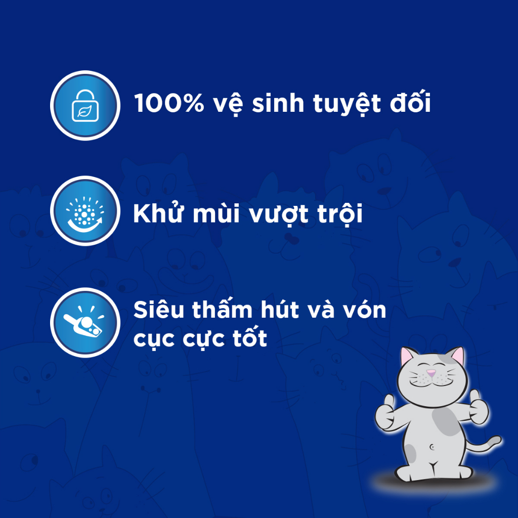 Cát Vệ Sinh Cho Mèo CATSAN, 5L. Cát Vệ Sinh Siêu Khử Mùi Cho Mèo Mọi Lứa Tuổi