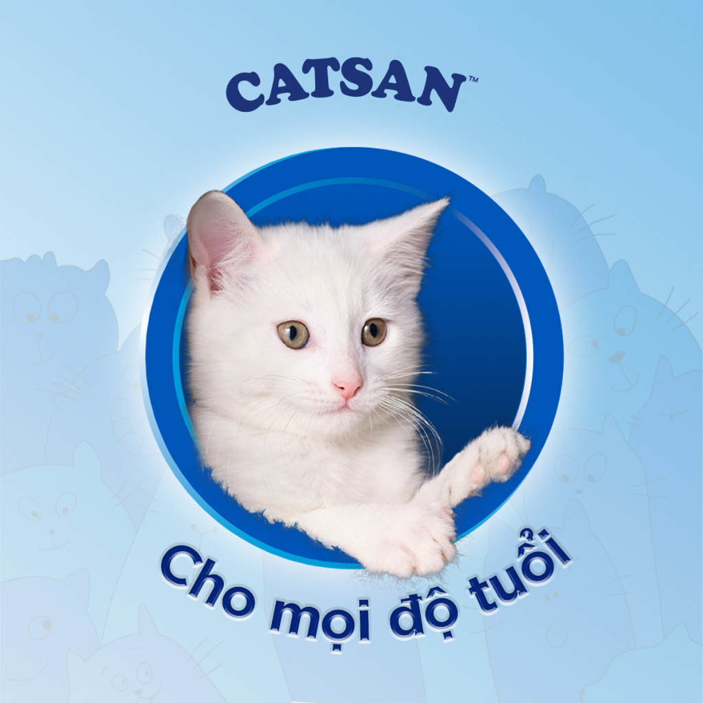 Cát Vệ Sinh Cho Mèo CATSAN, 5L. Cát Vệ Sinh Siêu Khử Mùi Cho Mèo Mọi Lứa Tuổi