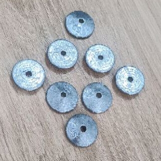 Chì Nón chuyên dùng câu mồi gạch, Giá rẻ 20g-30g-50gam . chì neo lõi sứ 30g-50gam